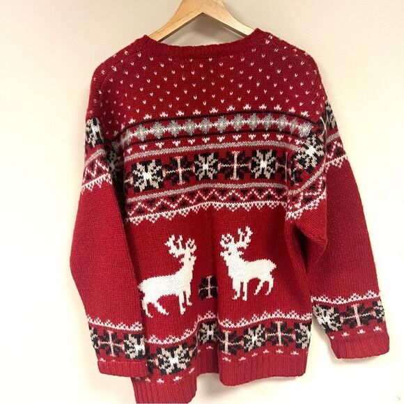 - Woolrich vintage wool fair isle sweater. Size L/XL - Picture 4 of 7